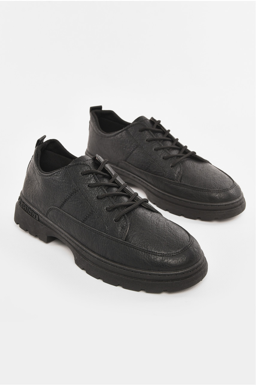 Туфли мужские черного цвета Т13 210256