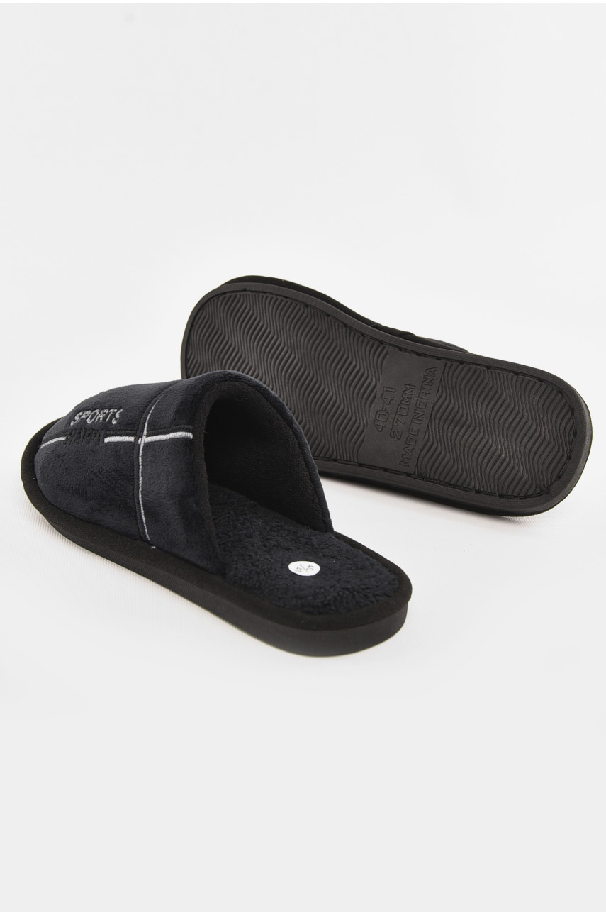 Тапочки комнатные мужские чёрного цвета 43079-5 210288