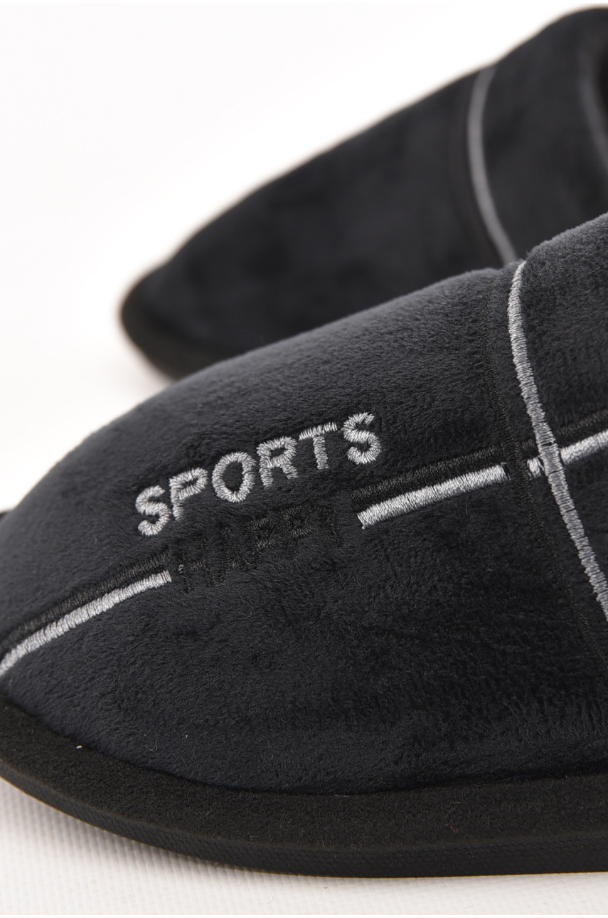 Тапочки комнатные мужские чёрного цвета 43079-5 210288