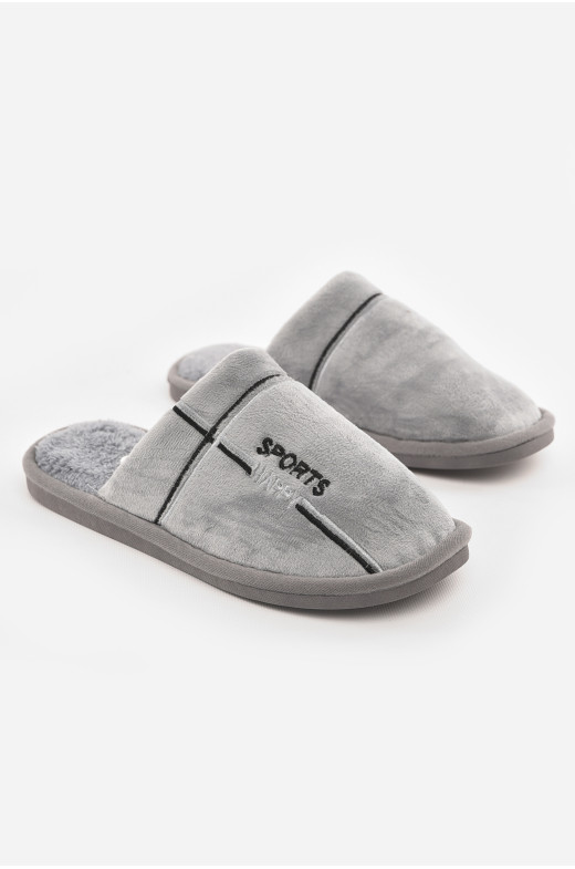 Тапочки комнатные мужские серого цвета 43079-5 210289