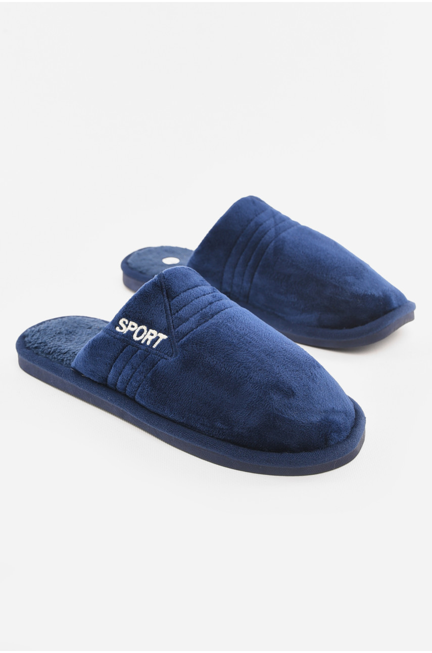Капці кімнатні чоловічі синього кольору 43079-4 210294