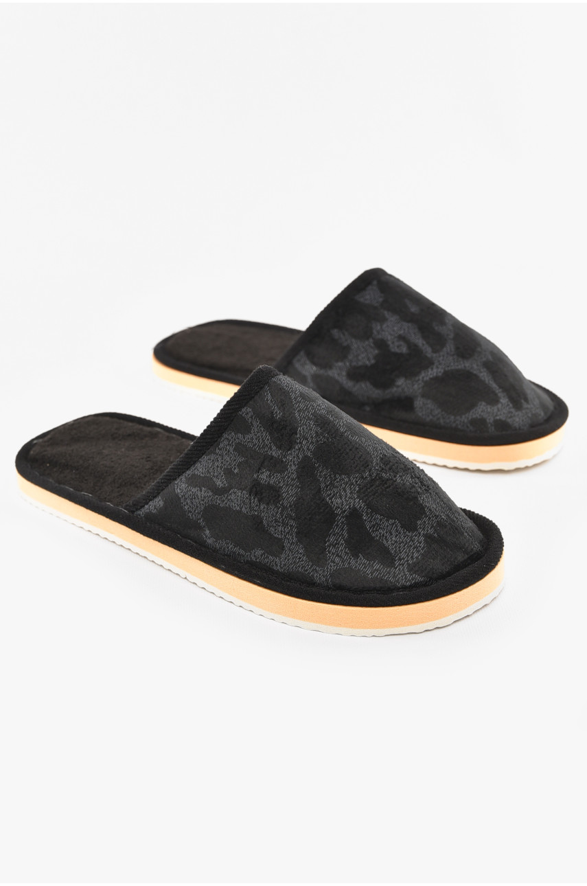 Капці кімнатні чоловічі чорного кольору SP-009 210304