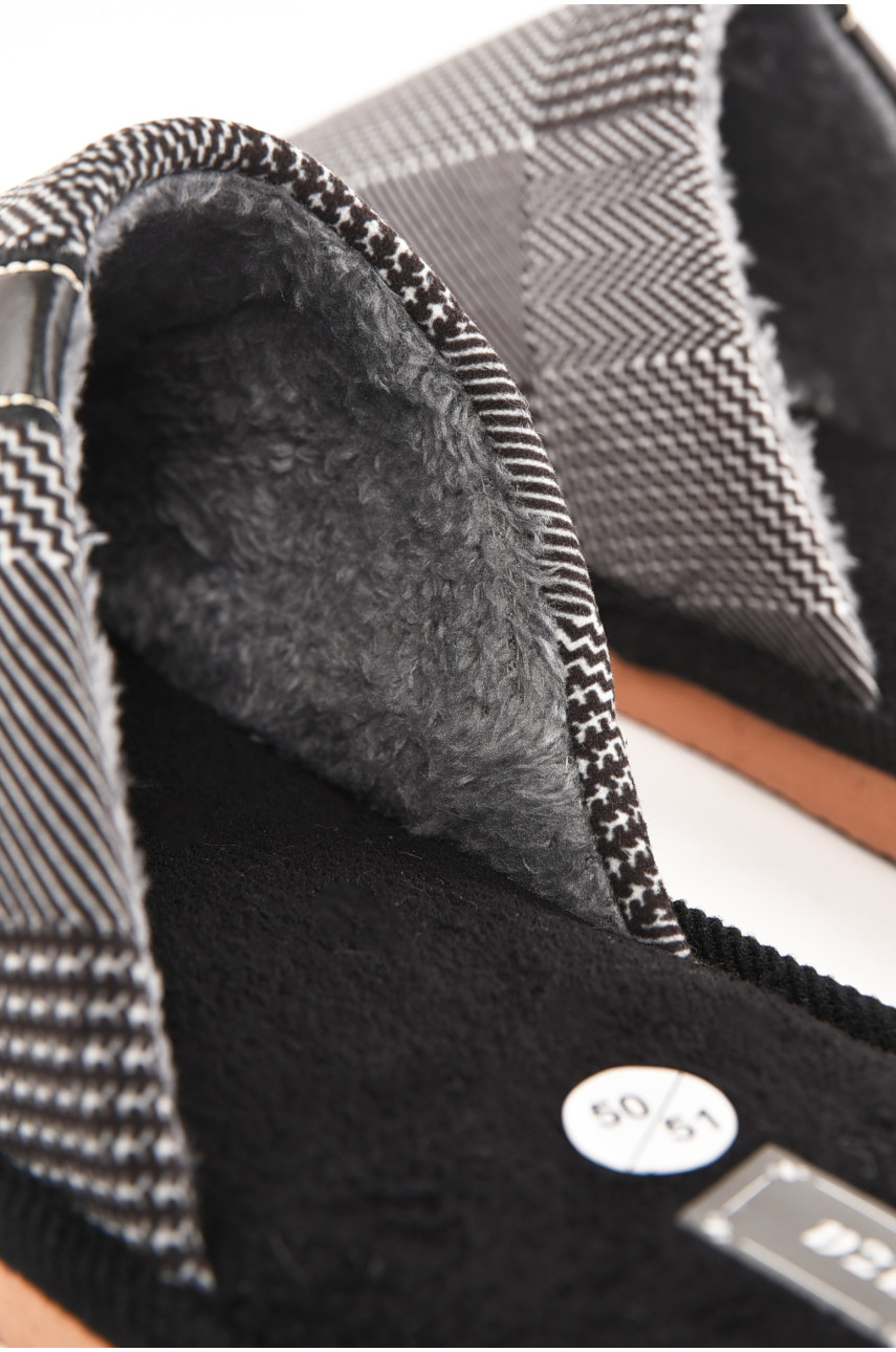 Тапочки комнатные мужские черного цвета 6171 210309