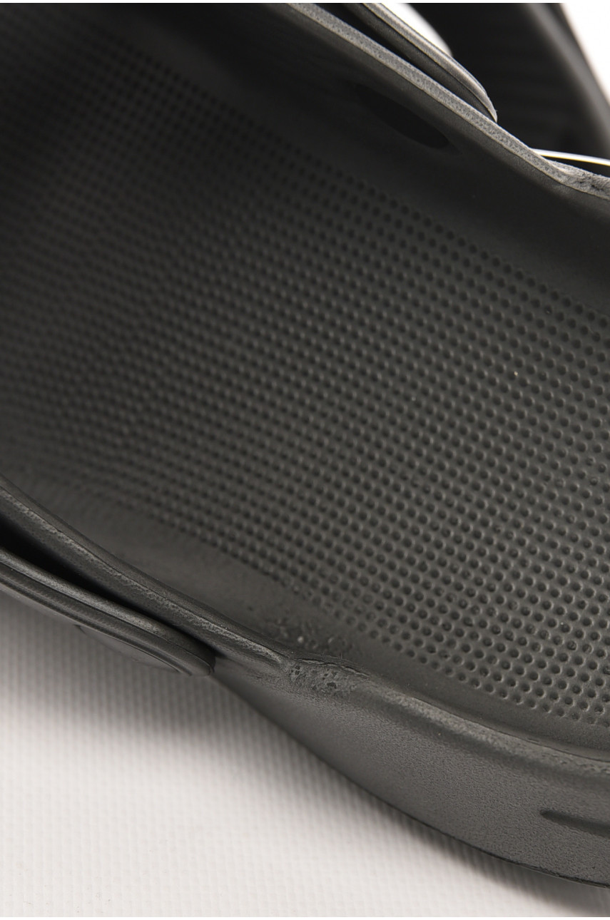 Кроксы мужские темно-серого цвета Уценка М-201 210310 Кроксы мужские темно-серого цвета Уценка М-201 210310