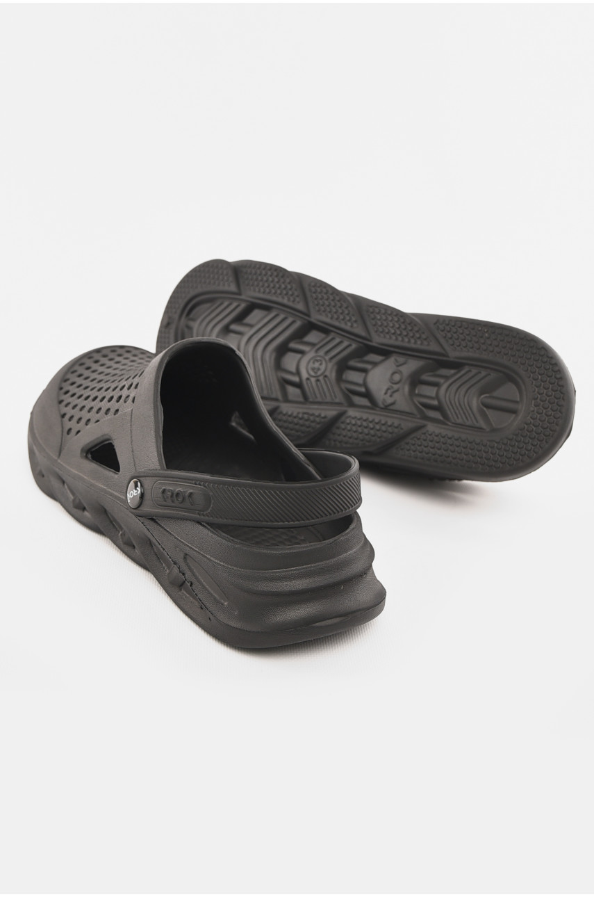 Кроксы мужские черного цвета с-92 210316 Кроксы мужские черного цвета с-92 210316