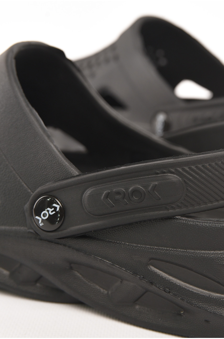 Кроксы мужские черного цвета с-92 210316 Кроксы мужские черного цвета с-92 210316