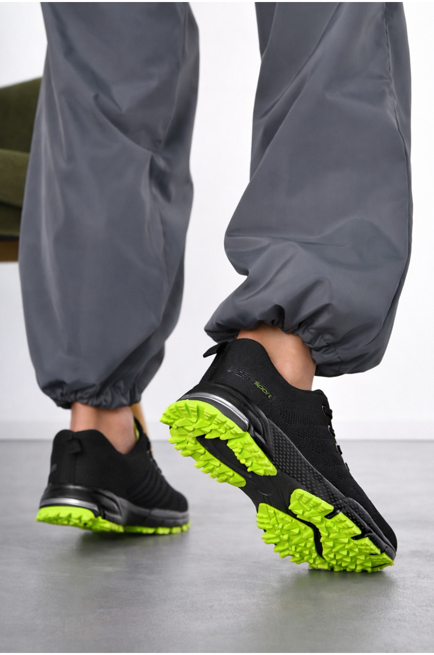 Кроссовки женские черного цвета 8619в-16 210342