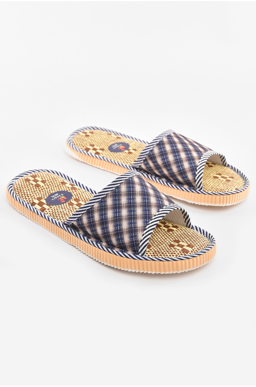 Тапочки комнатные мужские синего цвета А8954 210344