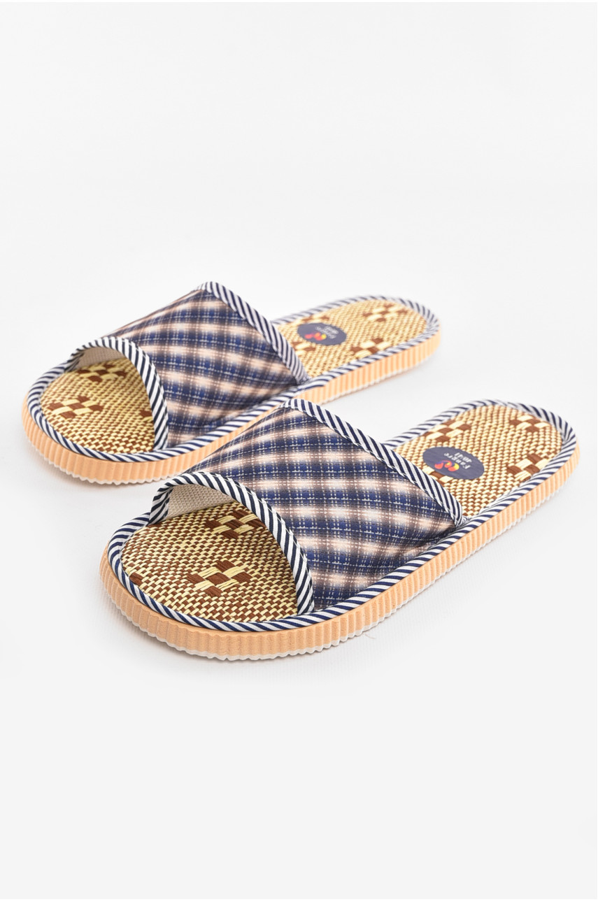 Тапочки комнатные мужские синего цвета А8954 210344