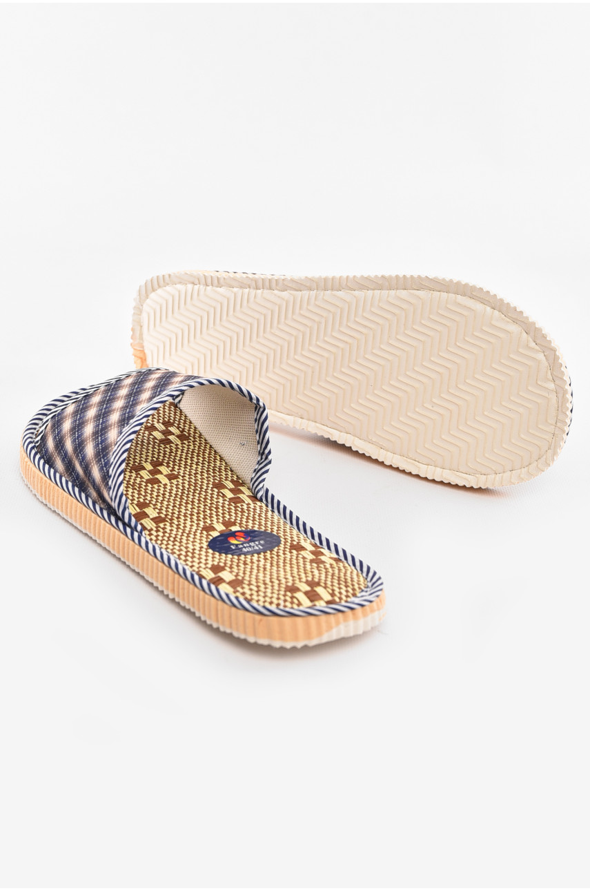 Тапочки комнатные мужские синего цвета А8954 210344