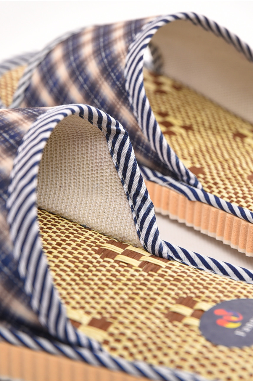 Тапочки комнатные мужские синего цвета А8954 210344