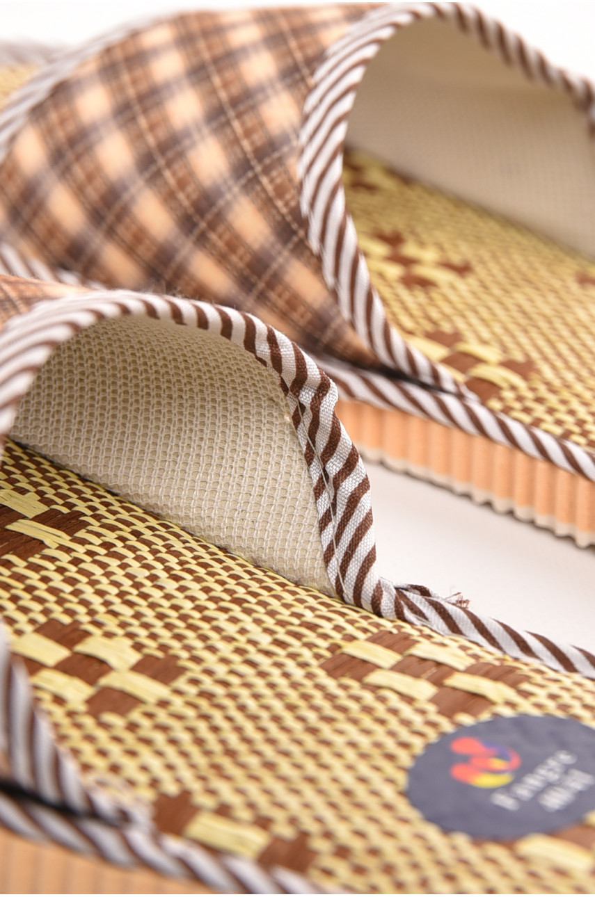 Тапочки комнатные мужские коричневый цвета А8954 210345