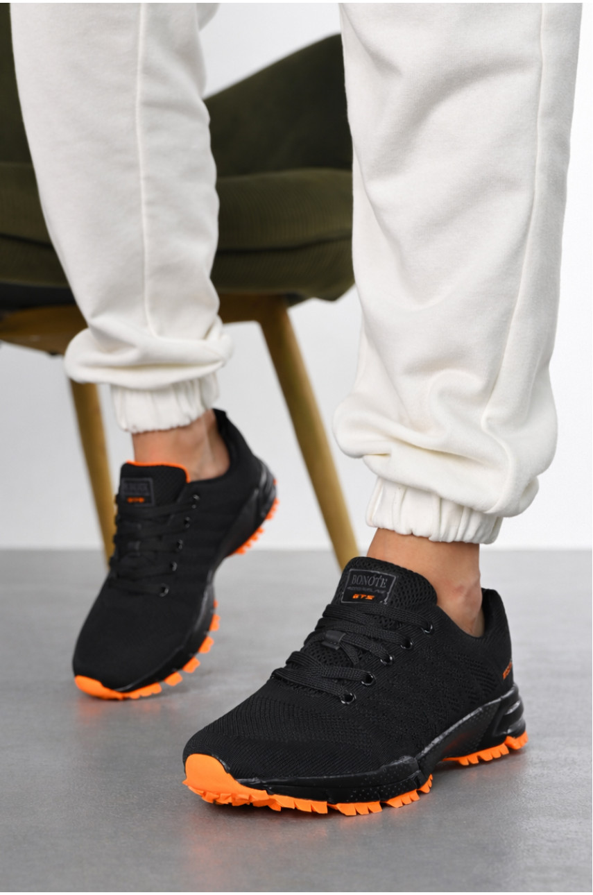 Кроссовки женские черного цвета 8619в-15 210354