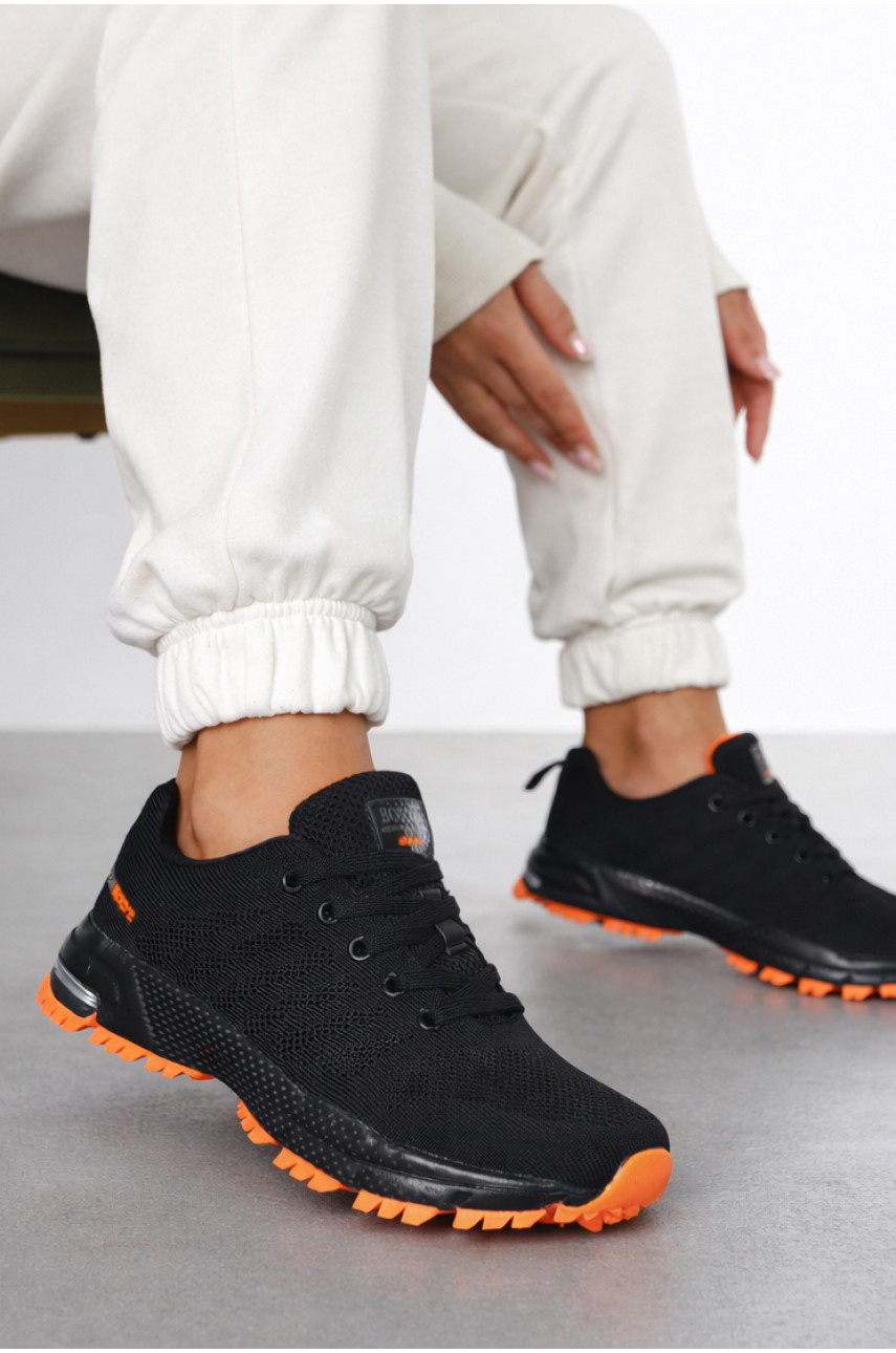 Кроссовки женские черного цвета 8619в-15 210354