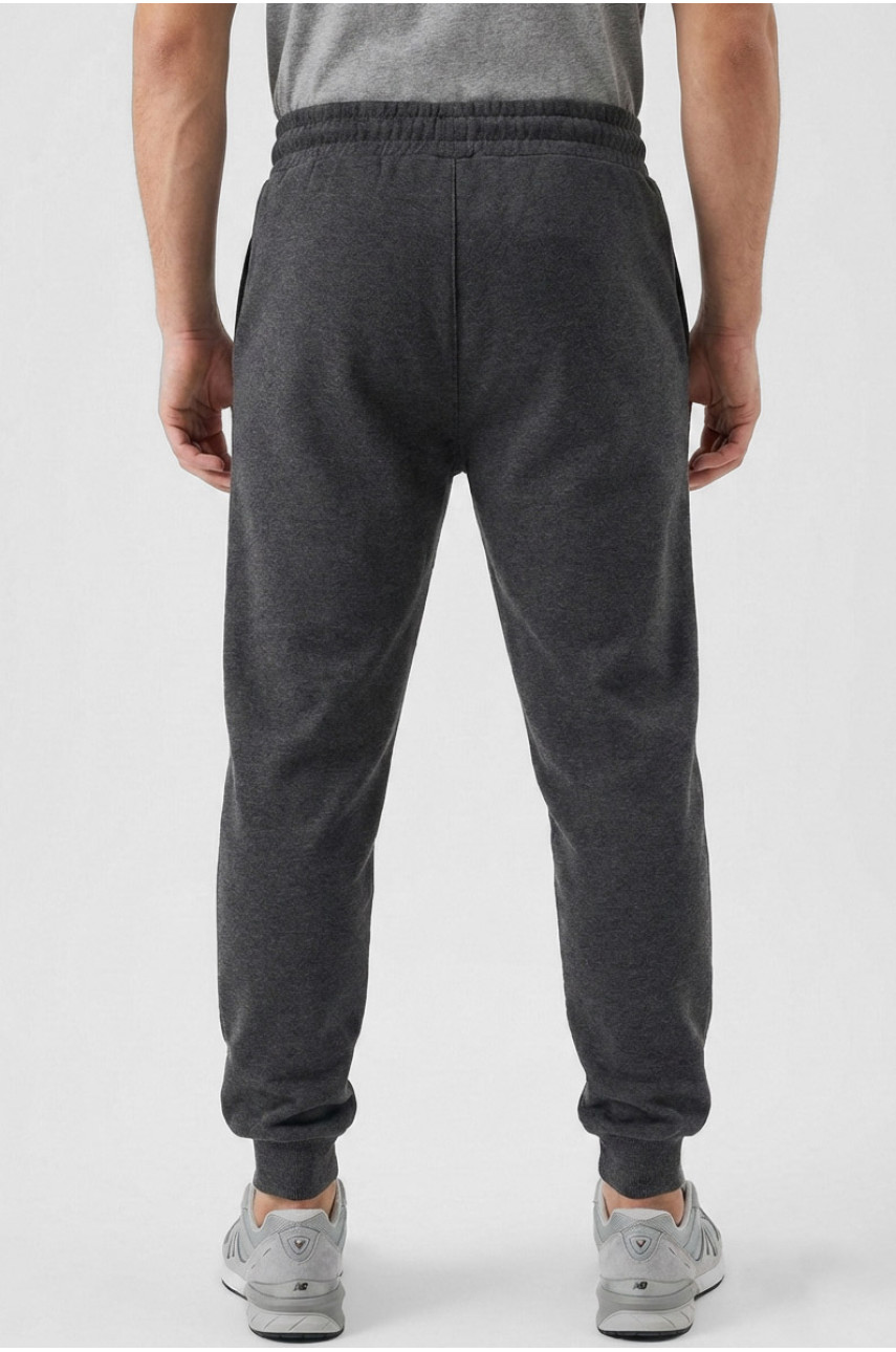 Спортивные штаны мужские на флисе тёмно-серого цвета CS-2203 210375 Спортивные штаны мужские на флисе тёмно-серого цвета CS-2203 210375