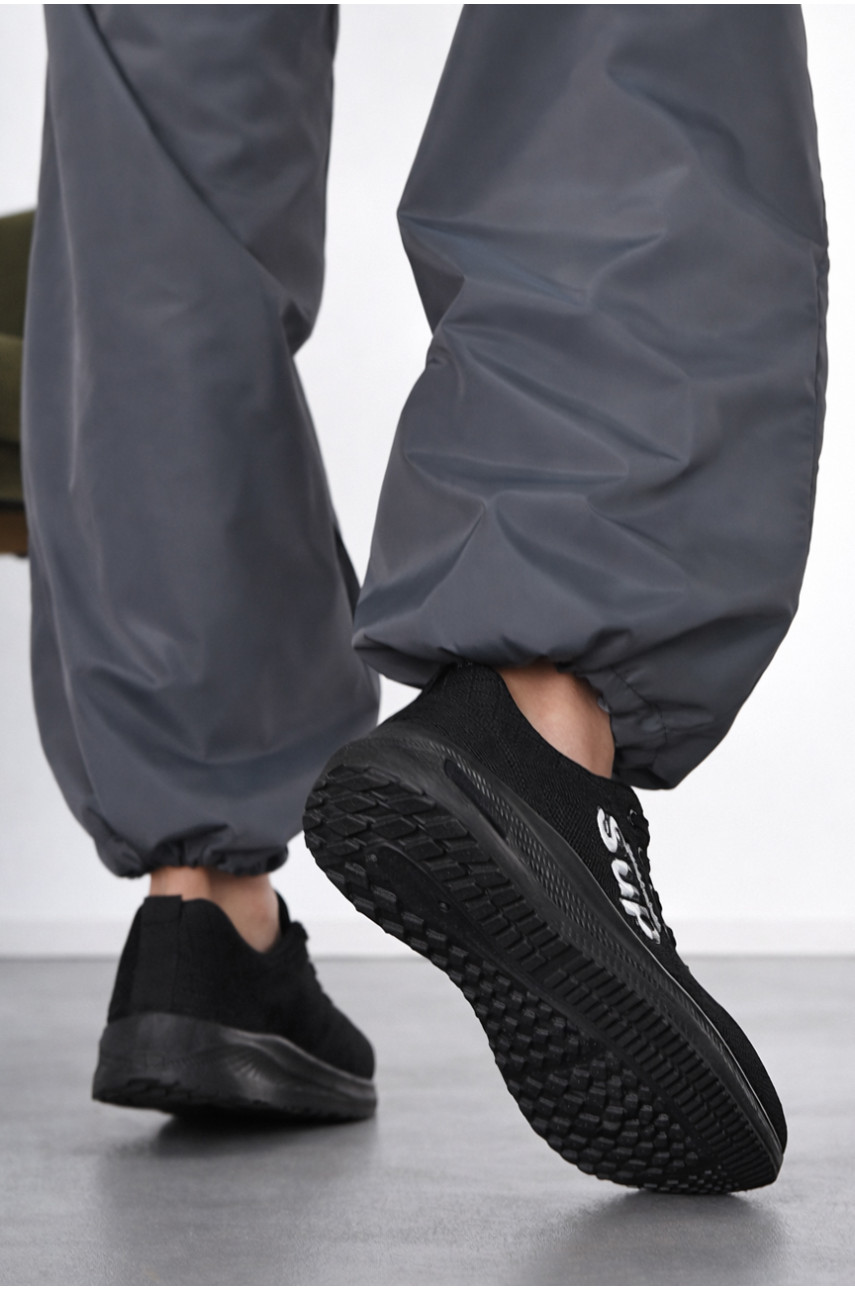 Кроссовки женские черного цвета 100-1 210385