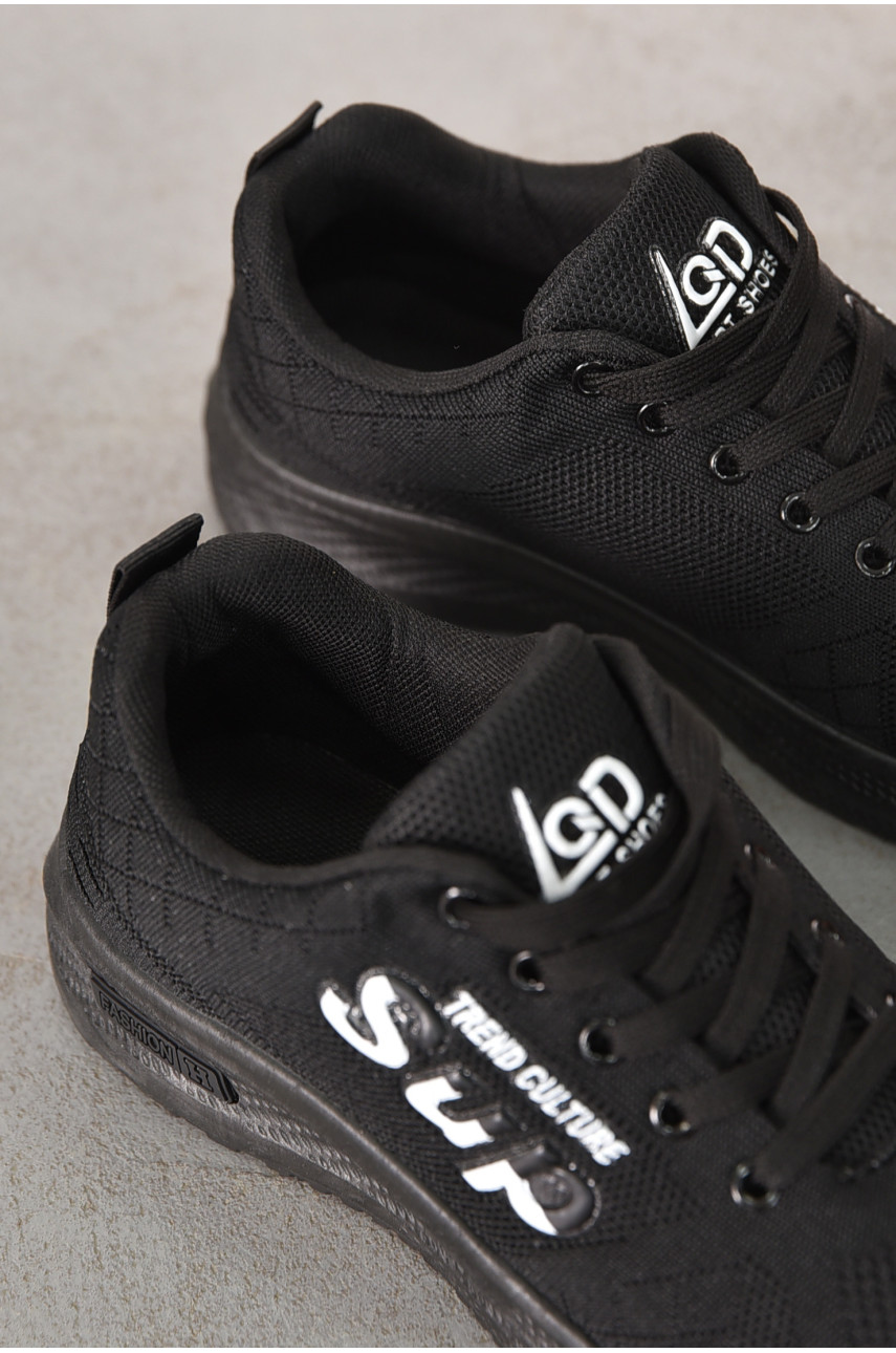 Кроссовки женские черного цвета 100-1 210385