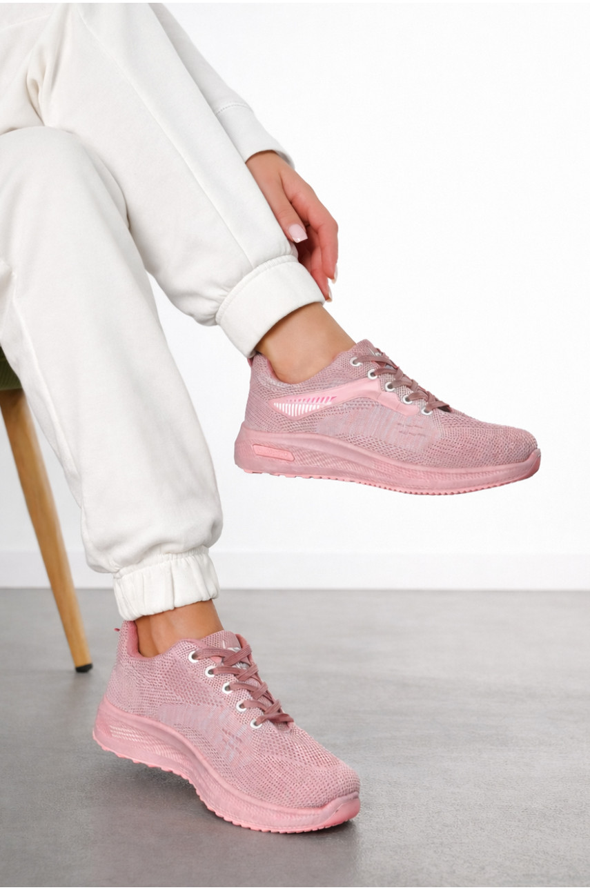 Кроссовки женские розового цвета 98-3 210387