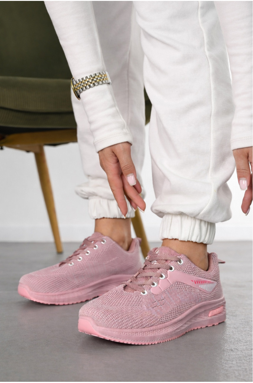 Кроссовки женские розового цвета 98-3 210387