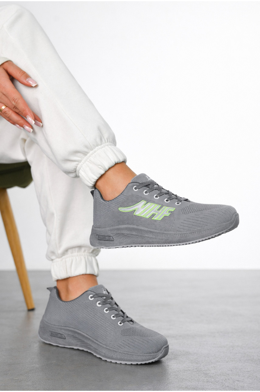 Кроссовки женские серого цвета 99-2 210390