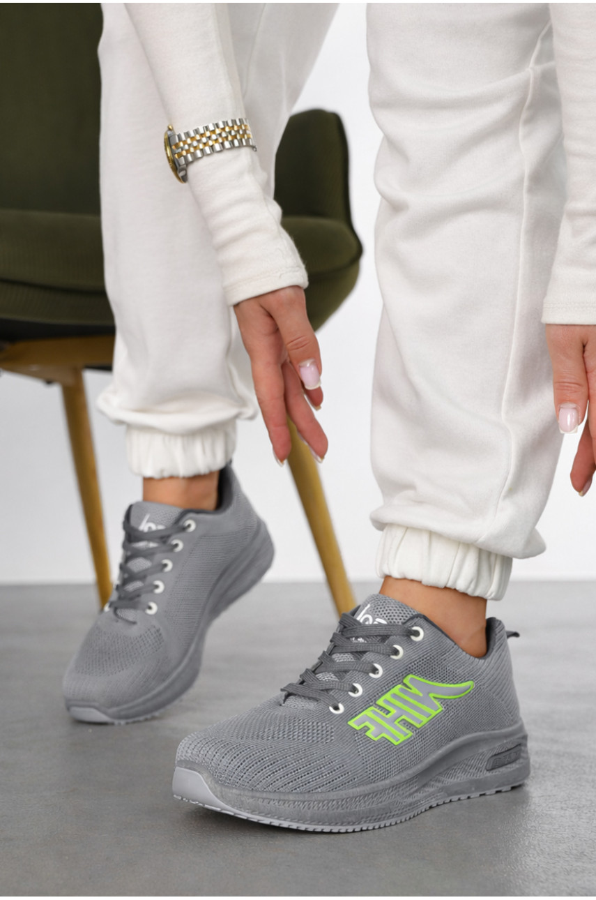 Кроссовки женские серого цвета 99-2 210390