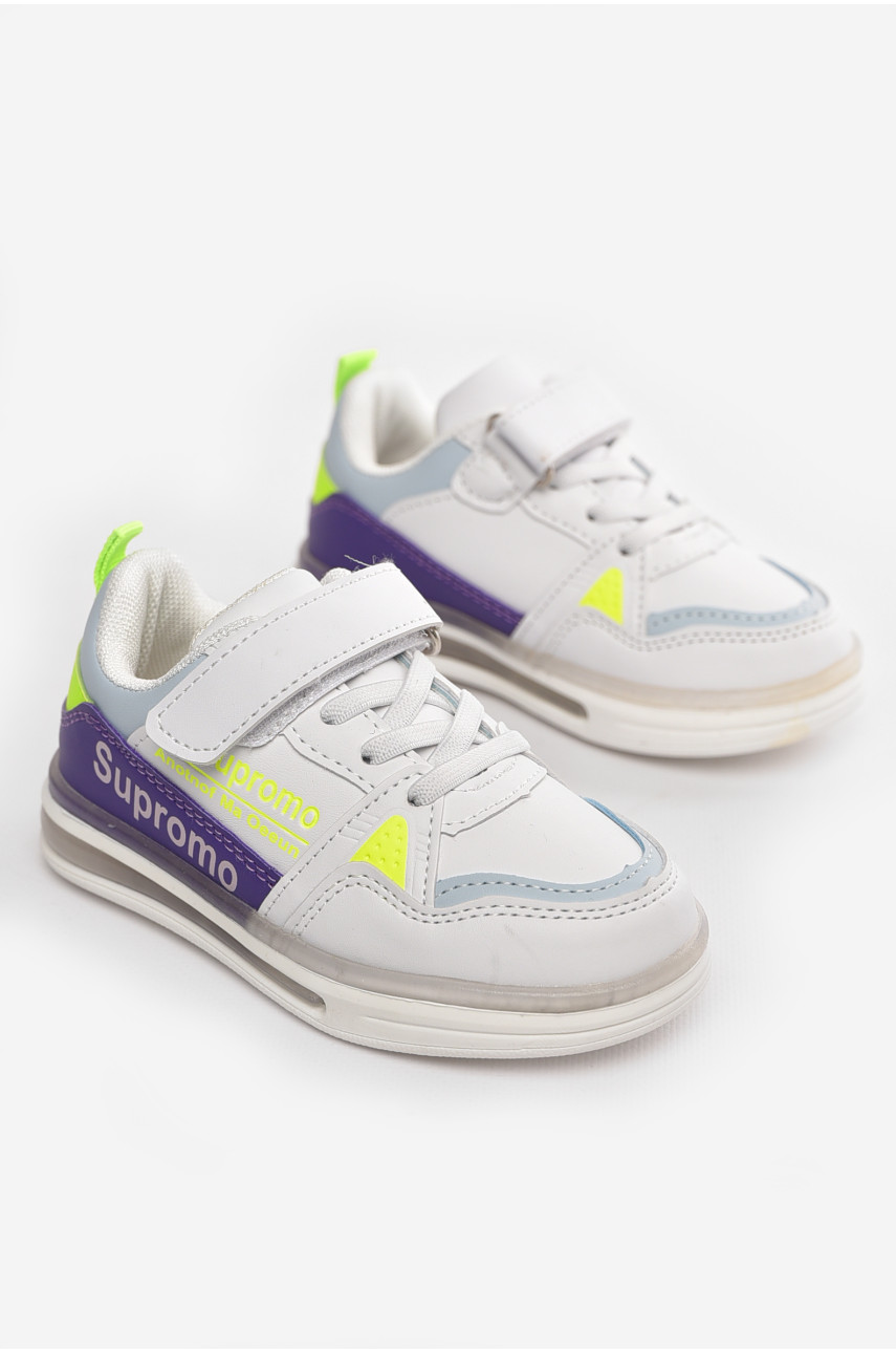 Кроссовки детские белого цвета Н 6116-3 210394