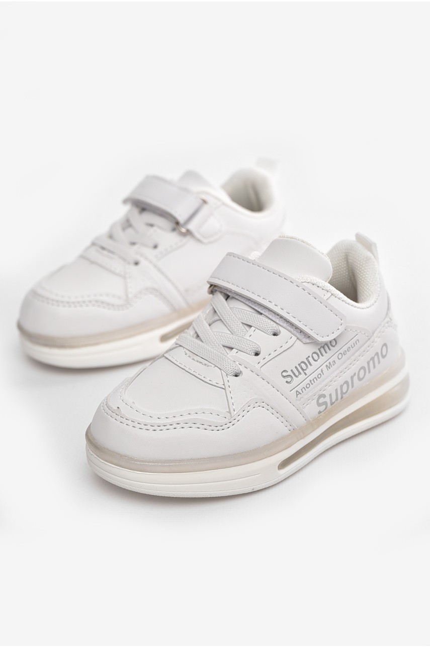 Кроссовки детские белого цвета Н 6115-2 210395