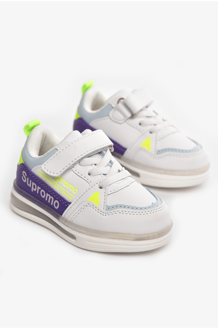 Кроссовки детские белого цвета Н 6115-3 210396