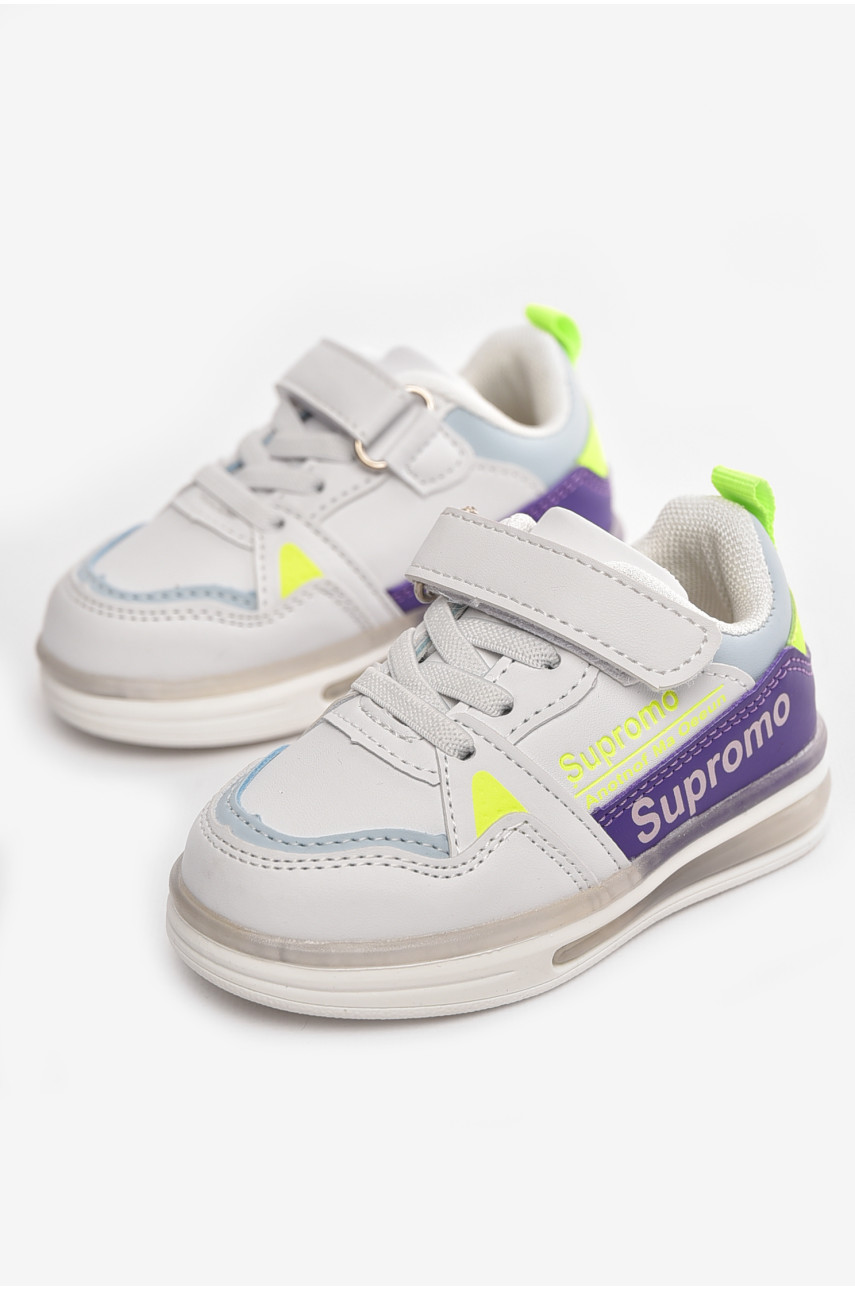 Кроссовки детские белого цвета Н 6115-3 210396