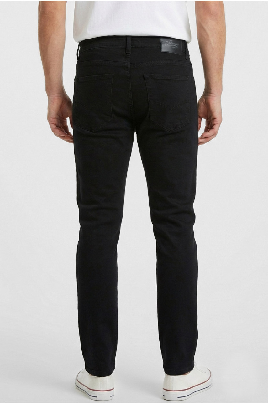 Джинсы мужские однотонные черного цвета 8350 210428
