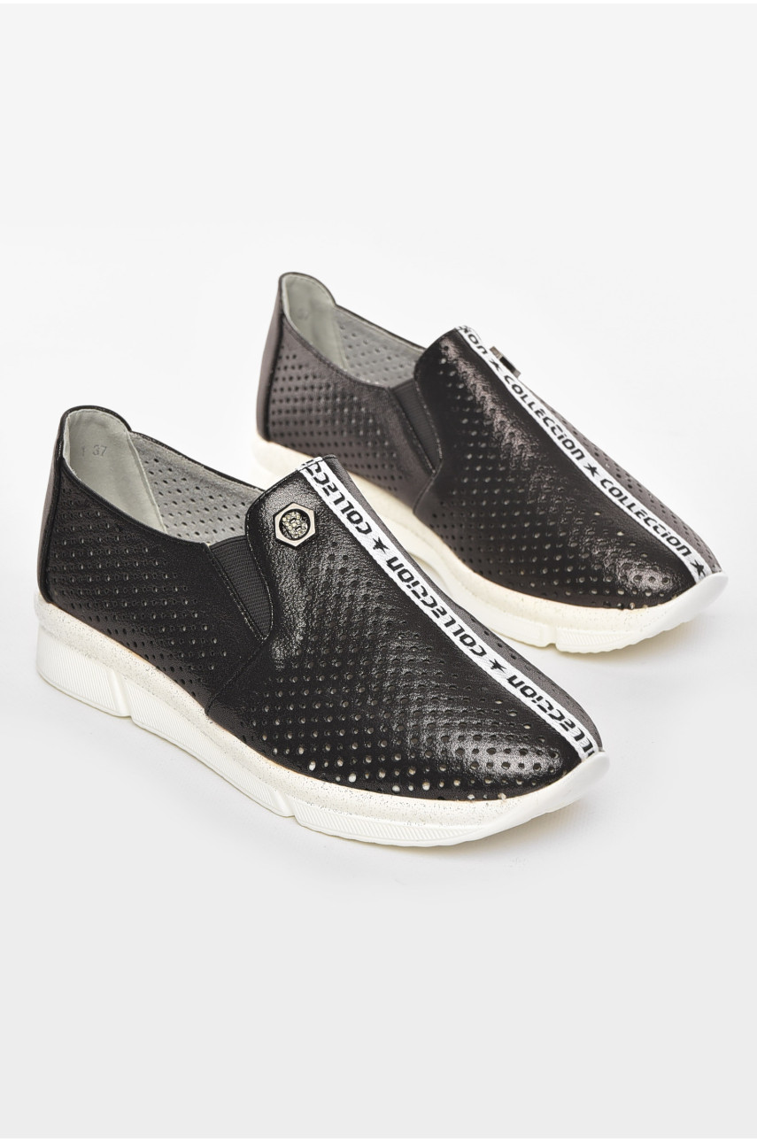 Туфлі-лофери дитячі для дівчинки чорного кольору 211-1 210452