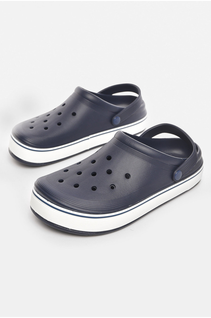Кроксы мужские темно-синего цвета 523 210454