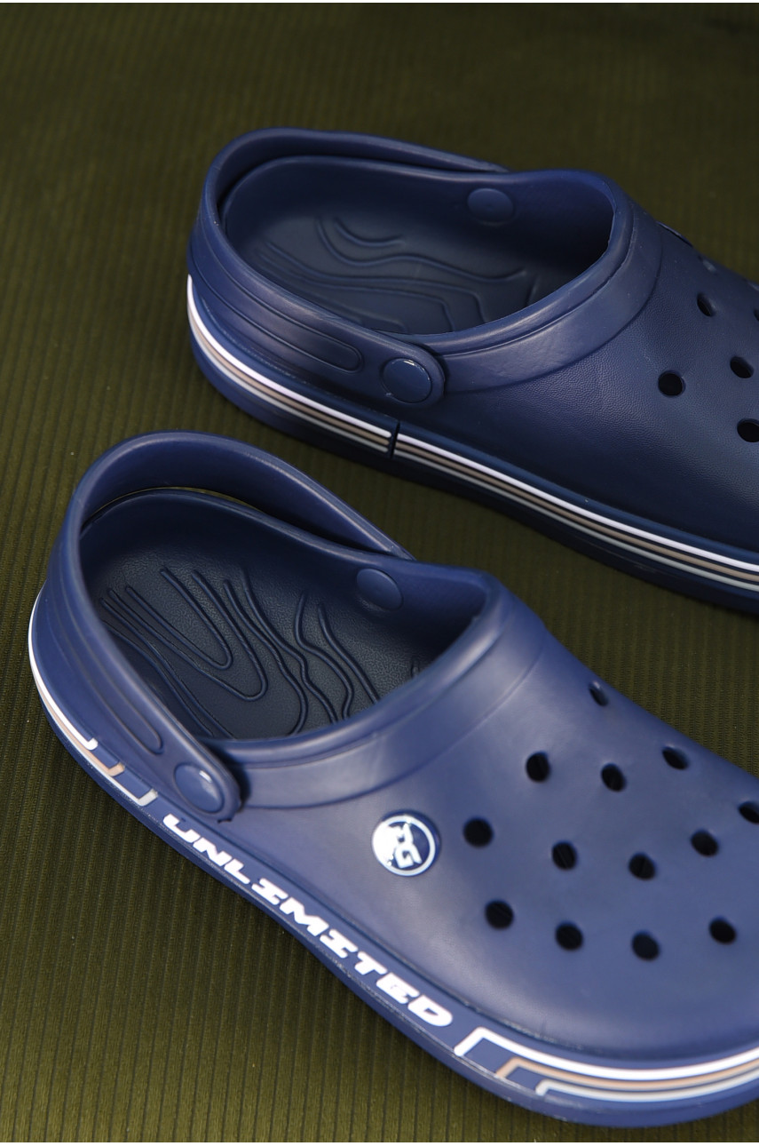 Кроксы женские темно-синего цвета 602 210459