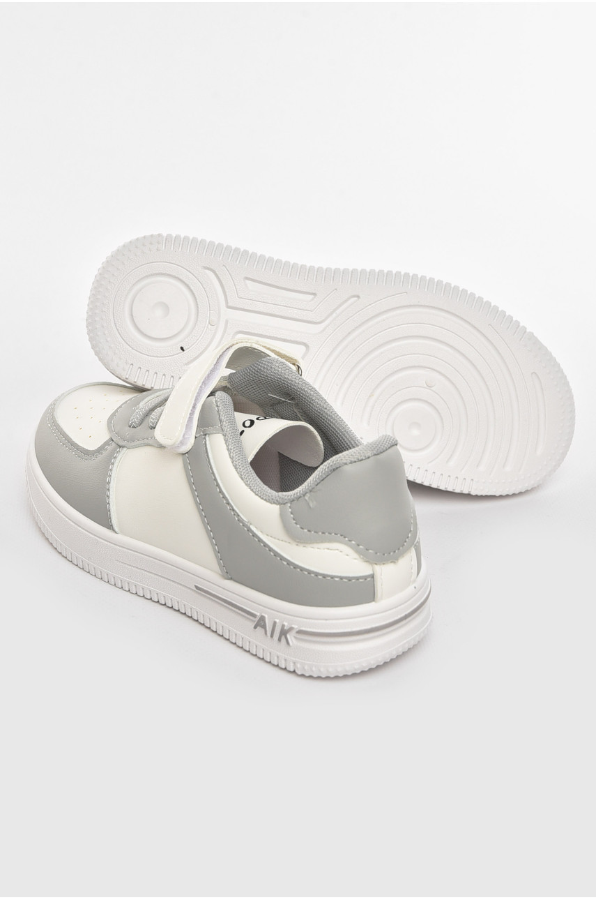 Кросівки дитячі біло-сірого кольору 503-009 210464