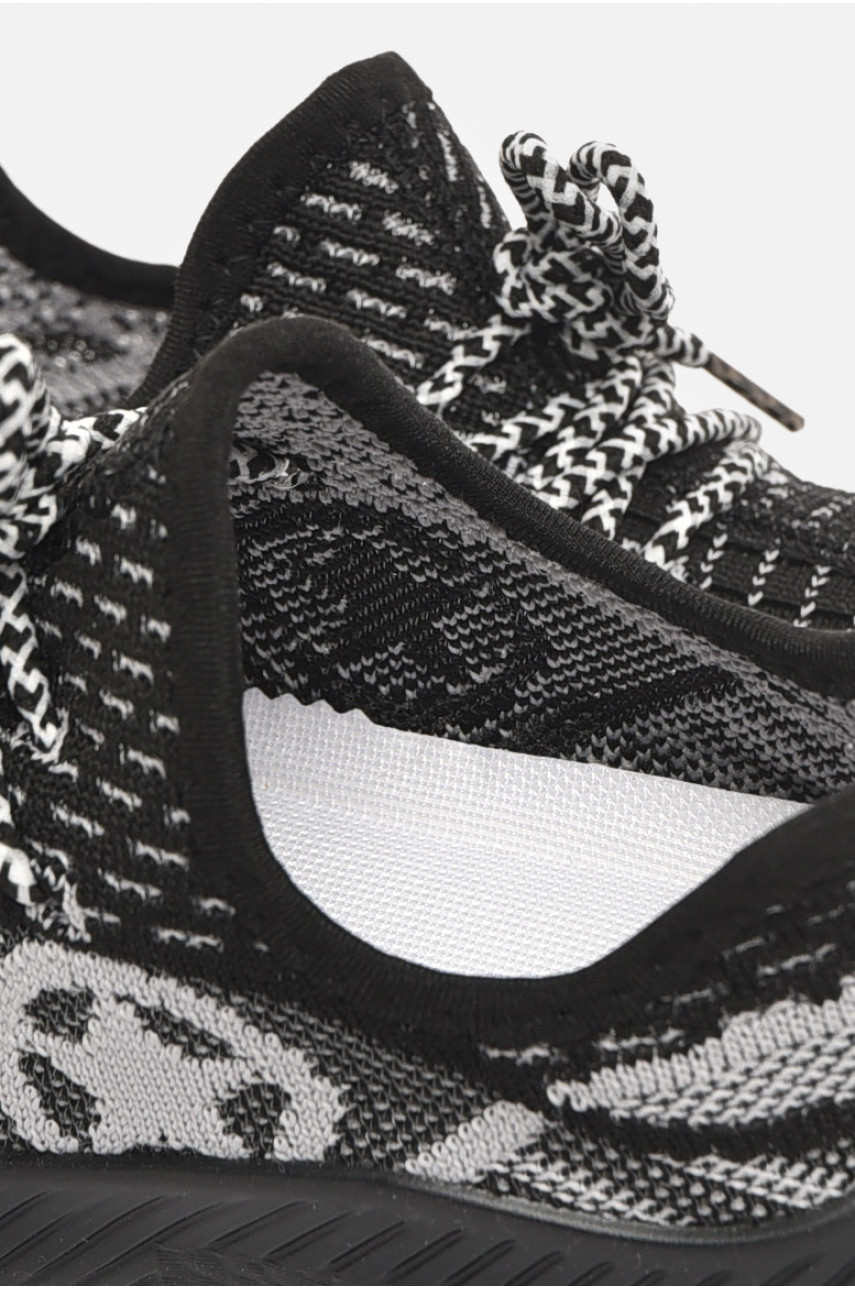 Кросівки дитячі текстильні чорного кольору 553-009 210469