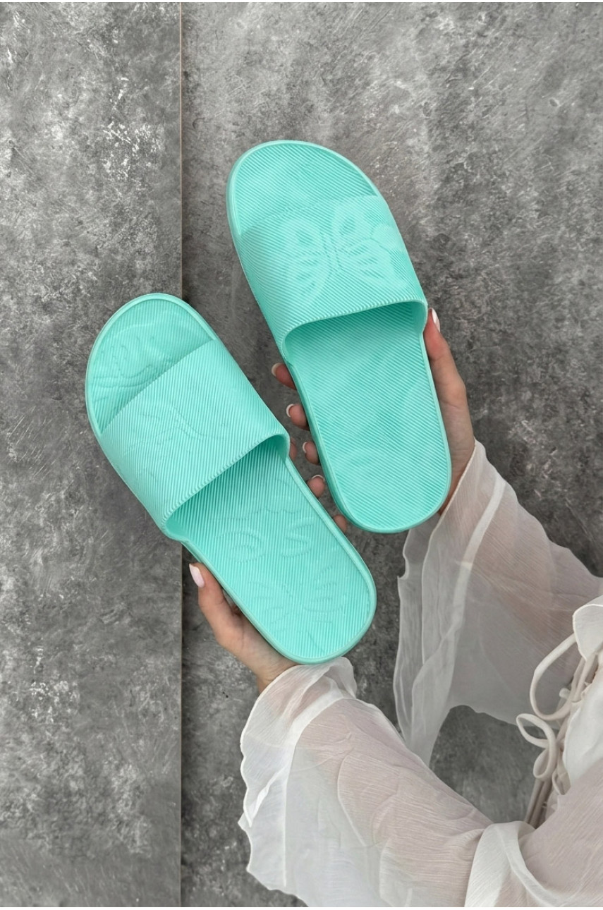 Шлепанцы пена женские мятного цвета ПЖ-38 210531