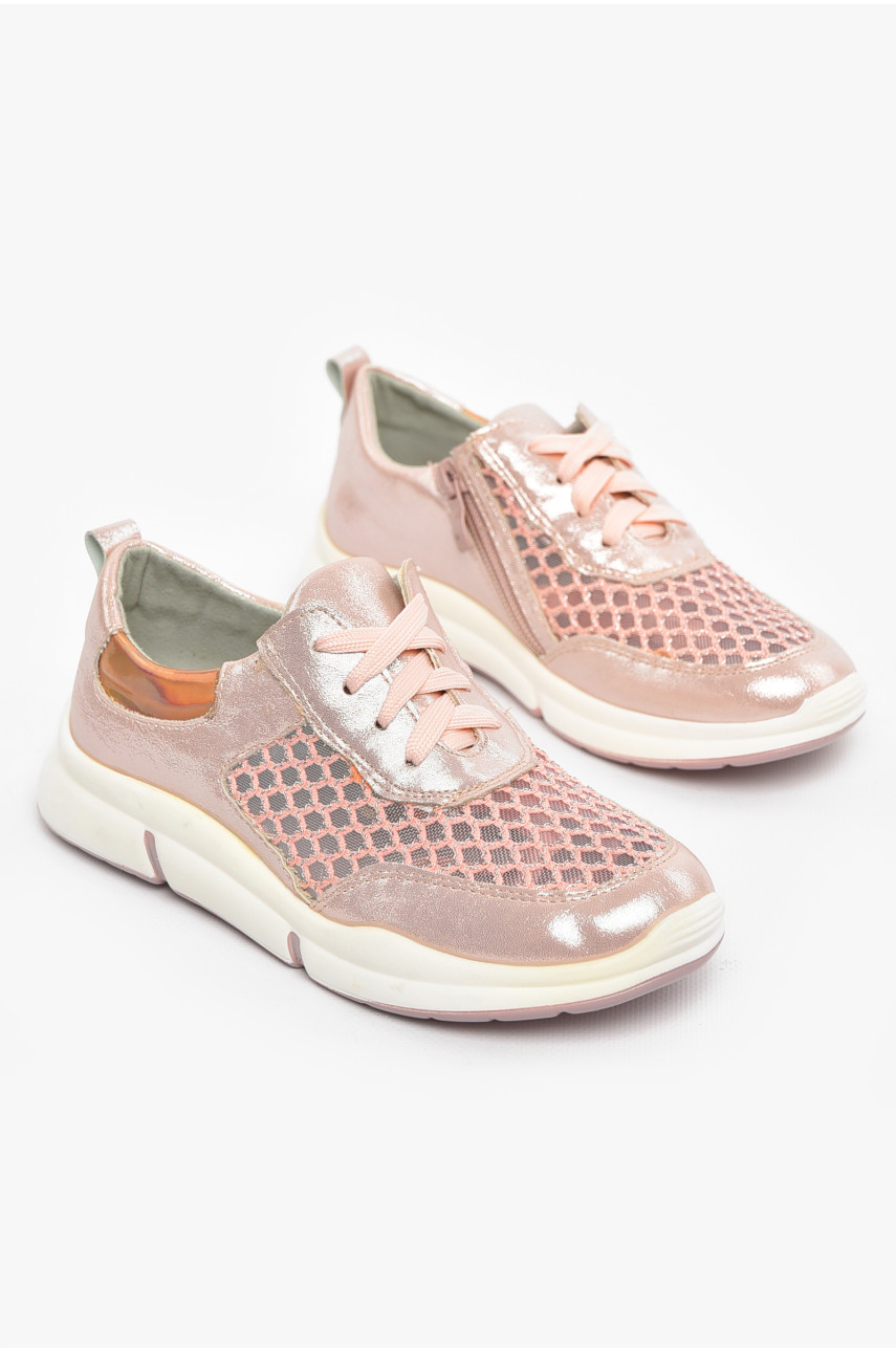Кросівки дитячі літні для дівчинки рожевого кольору 9620-3 210556