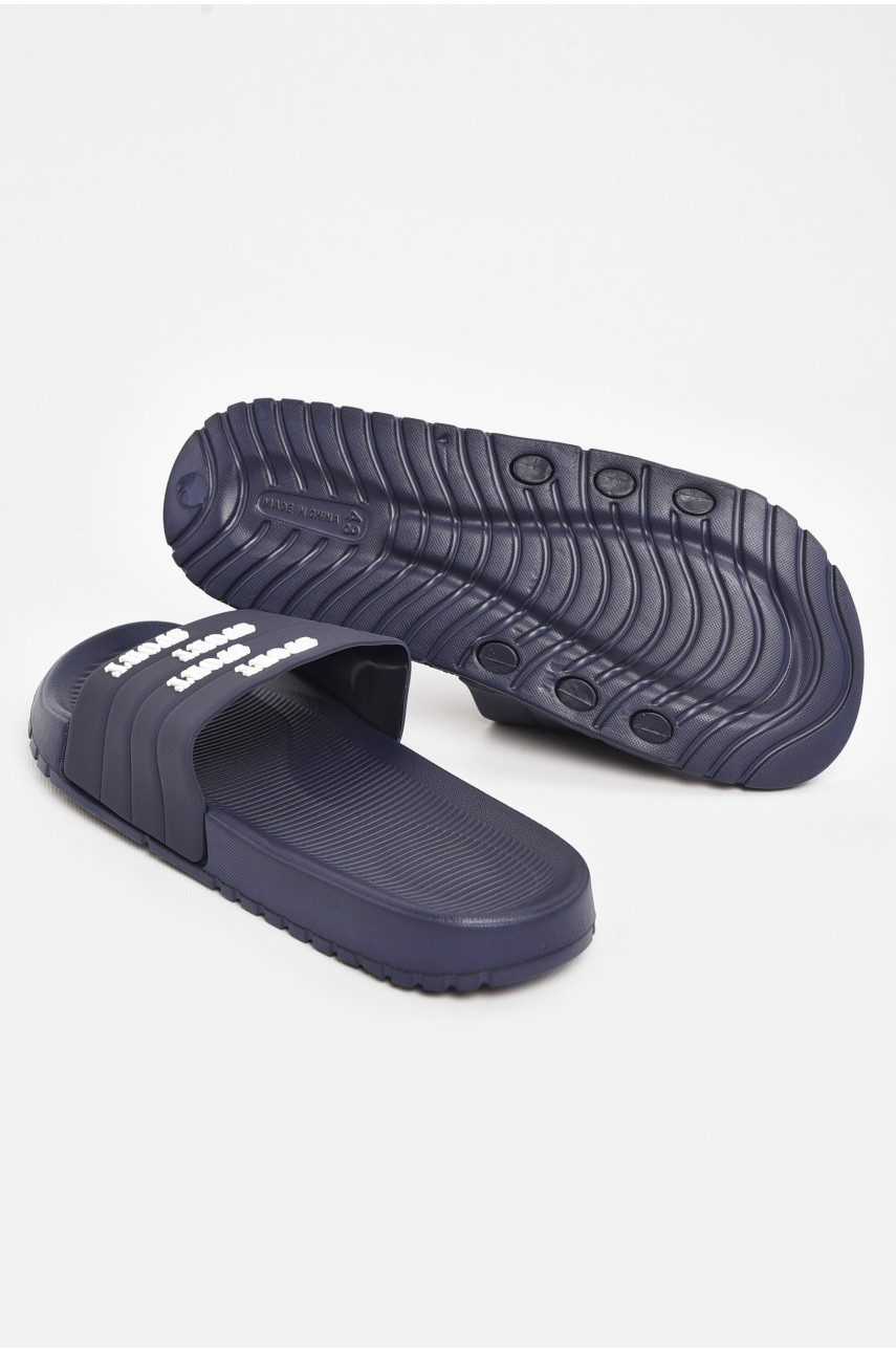 Шлепки мужские синего цвета 953 210559 Шлепки мужские синего цвета 953 210559