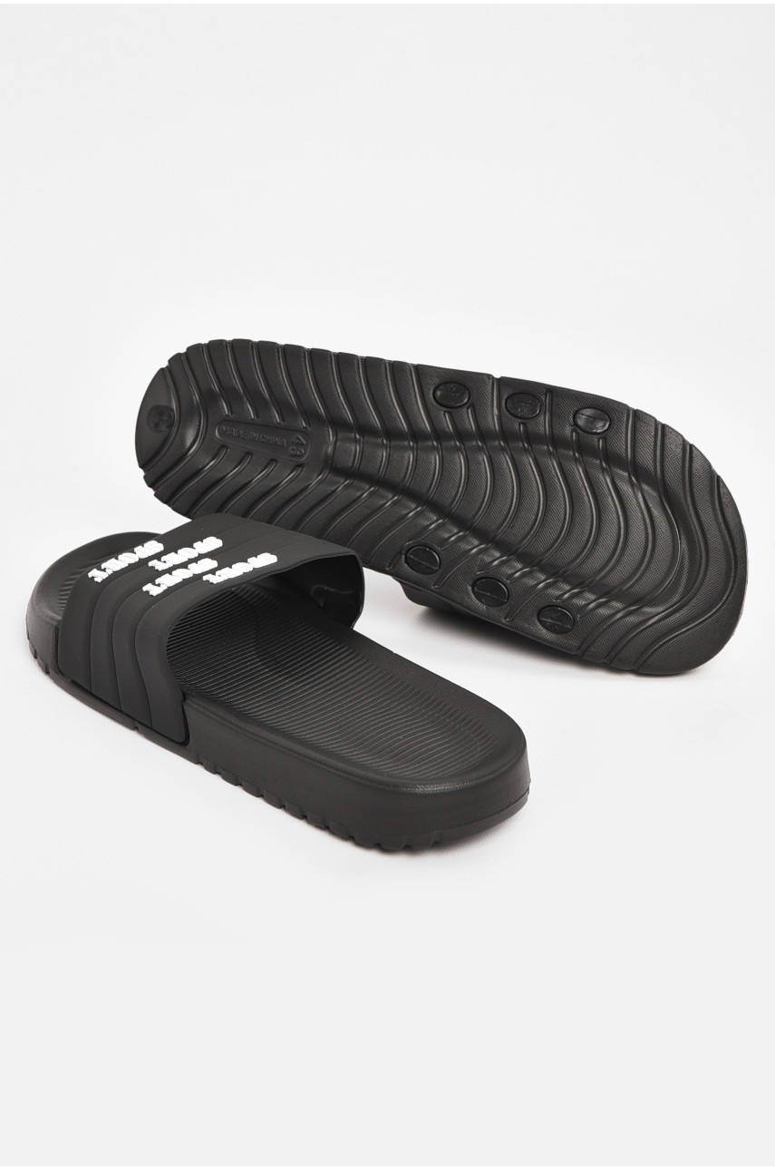 Шлепки мужские черного цвета 953 210560