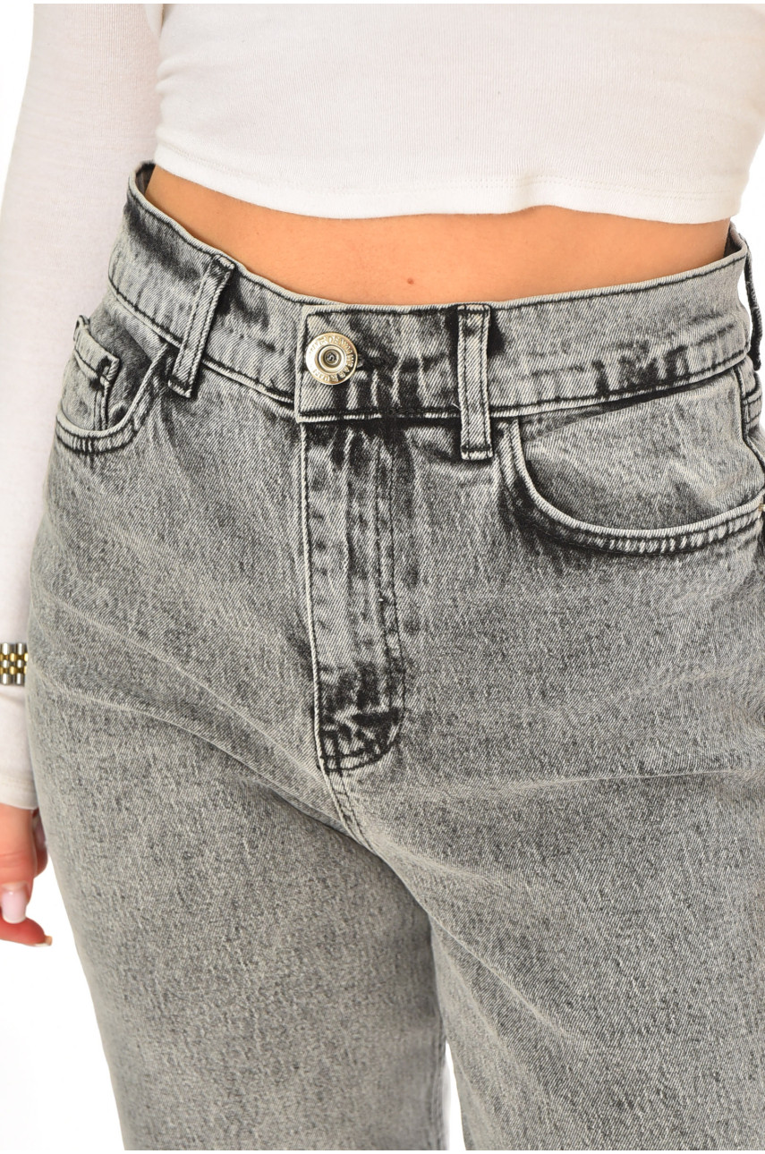 Джинсы женские однотонные светло-серого цвета 0160 210572 Джинсы женские однотонные светло-серого цвета 0160 210572