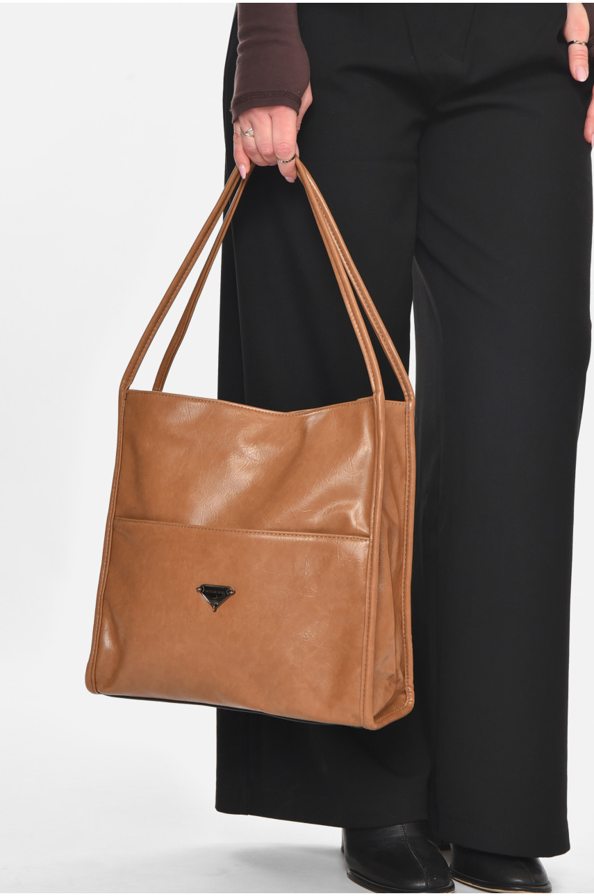 Сумка женская из экокожи цвета хаки МН-39981 210588