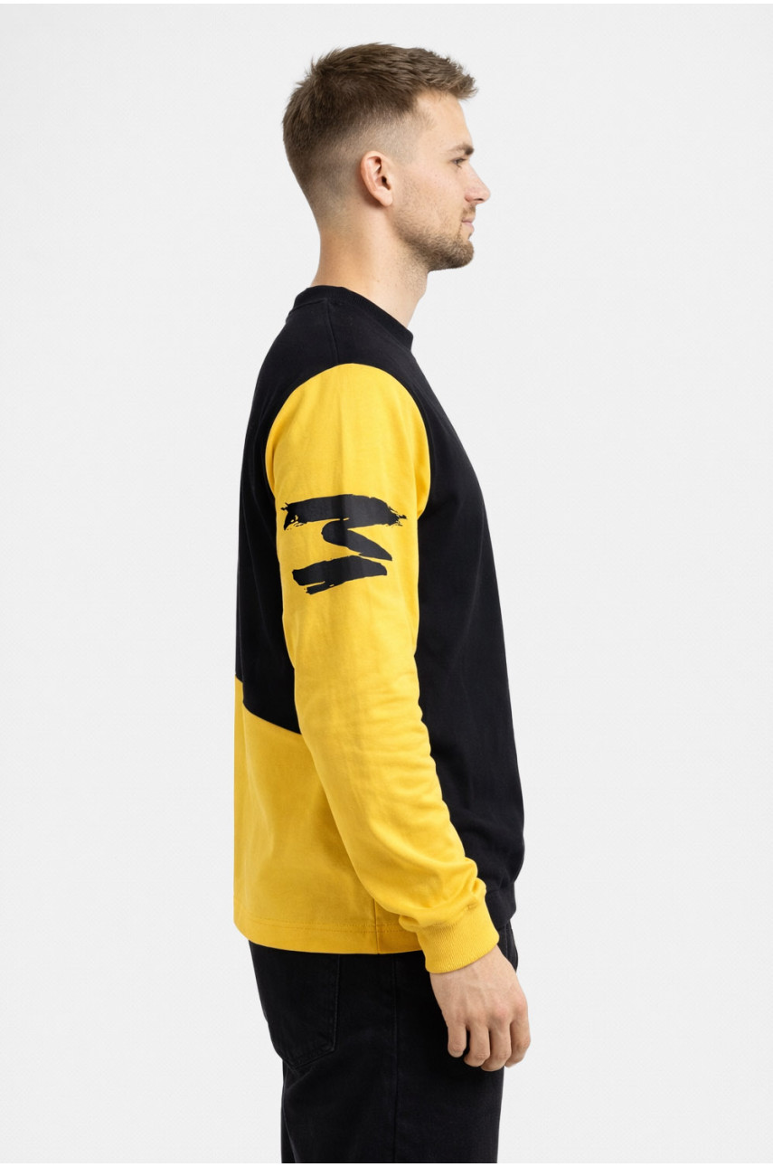 Свитшот мужской черного цвета с принтом 7713 210628