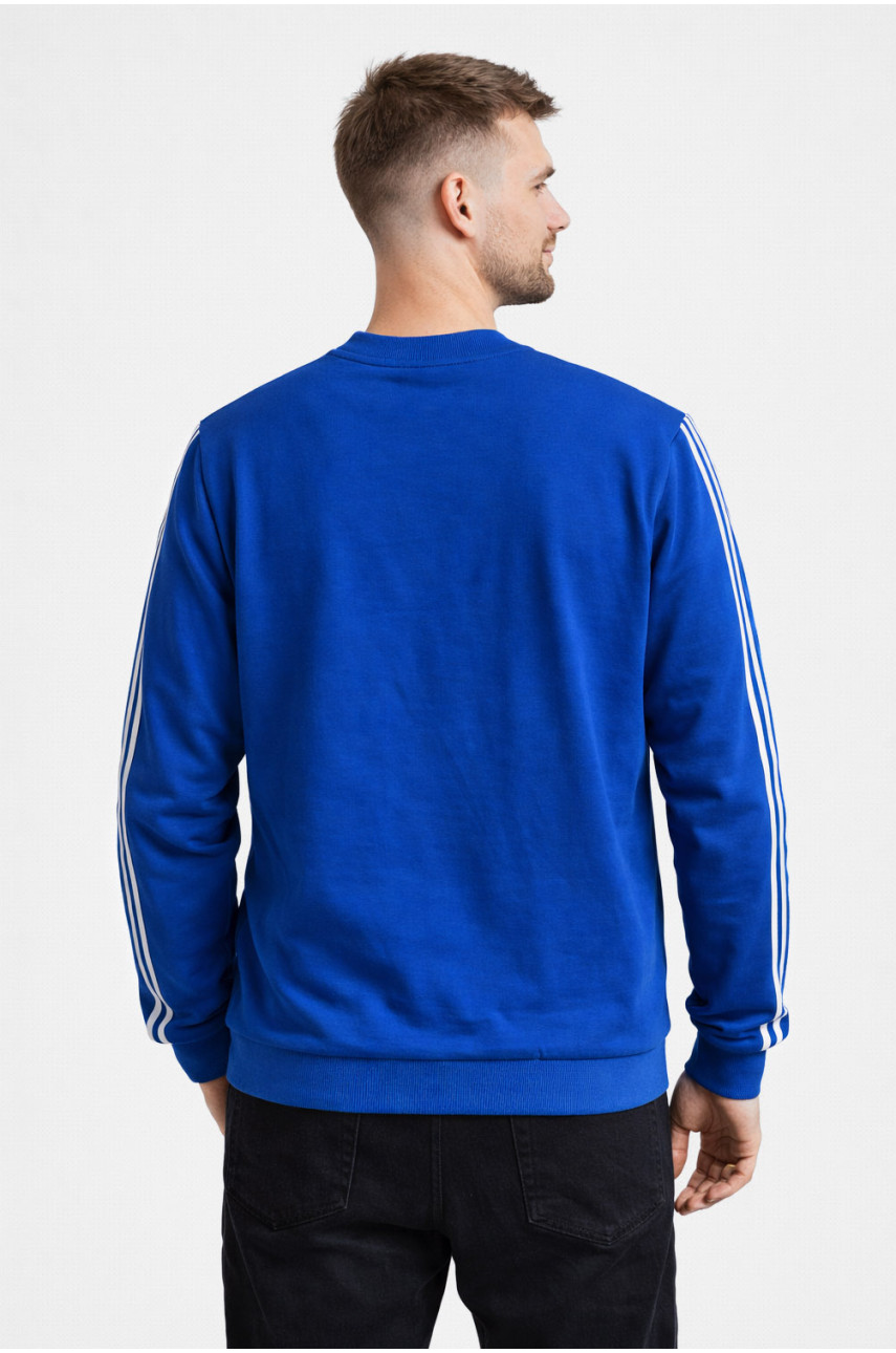 Світшот чоловічий синього кольору з принтом 7720 210642