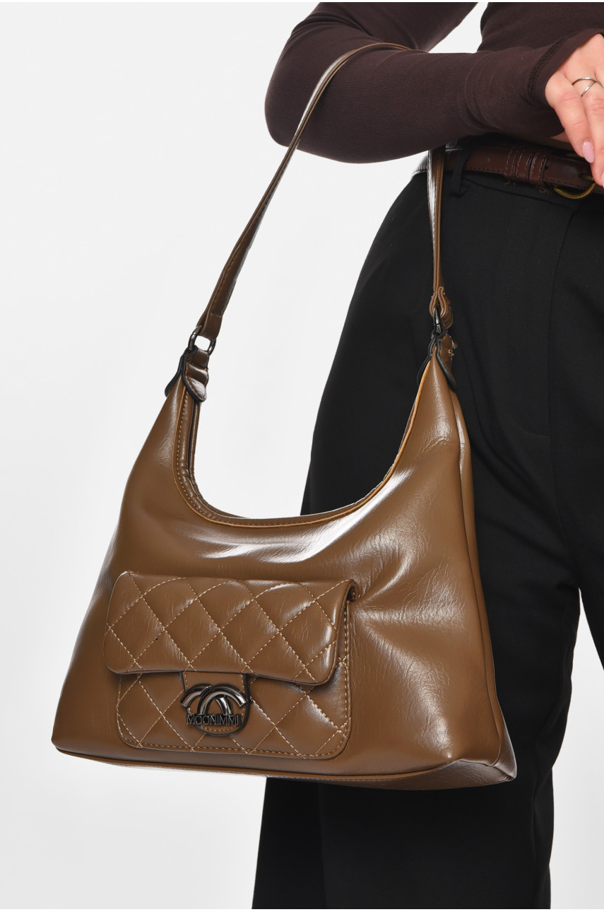 Сумка женская из экокожи цвета хаки МН-39960 210648