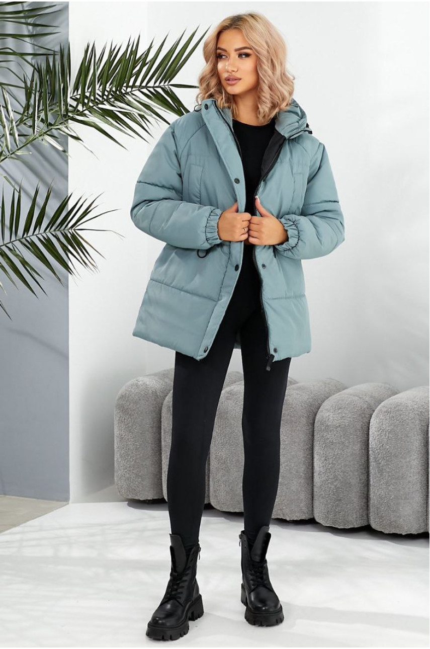 Куртка жіноча демісезонна мятного кольору Уцінка 293 210687