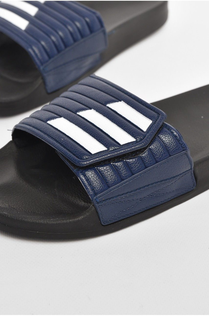 Шлепки мужские синего цвета м210 210700 Шлепки мужские синего цвета м210 210700