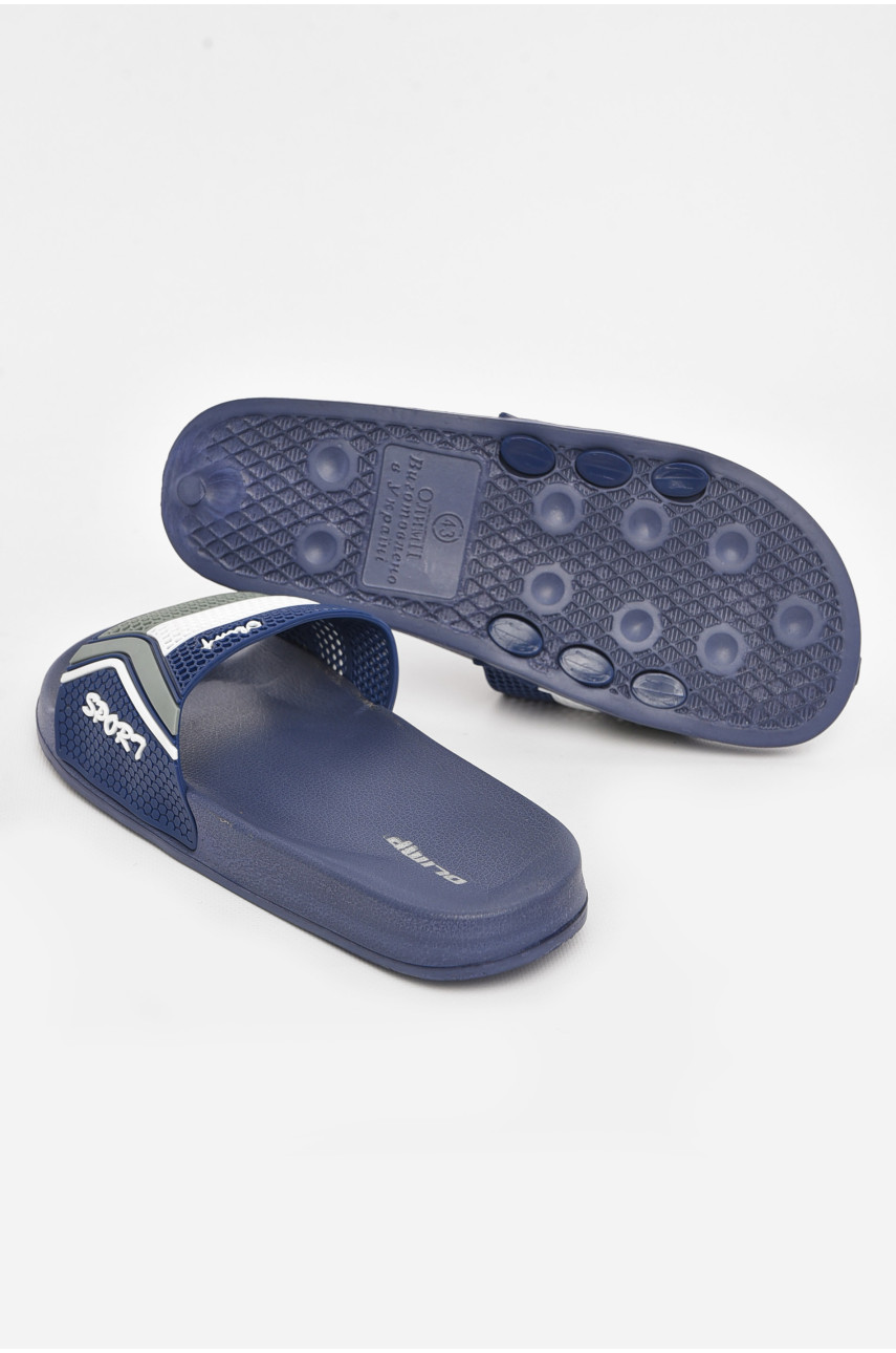 Шлепки мужские синего цвета м231 210702 Шлепки мужские синего цвета м231 210702