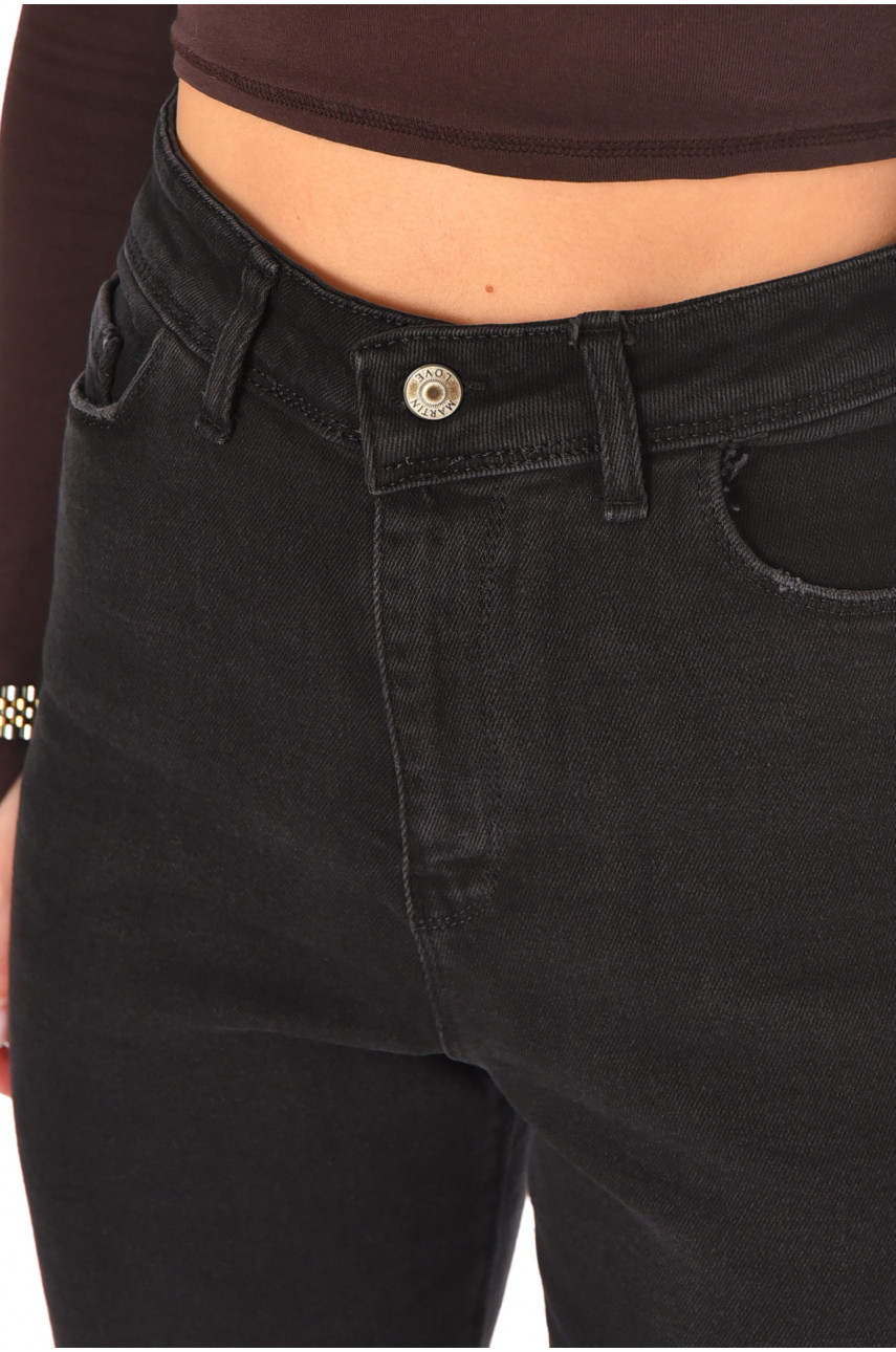 Джинсы женские однотонные черного цвета S5325 210810