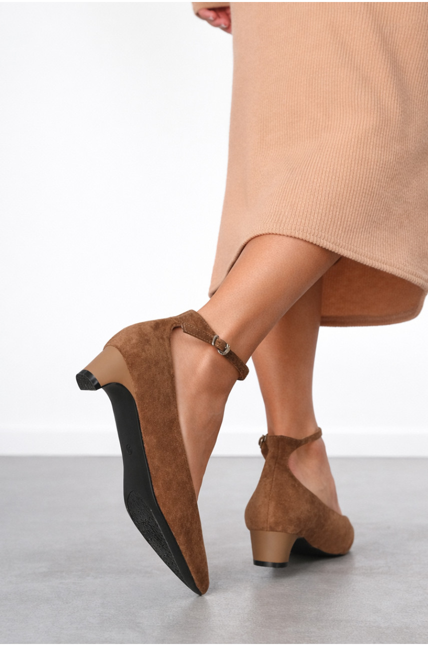 Туфлі жіночі коричневого кольору L 1987-2 210816