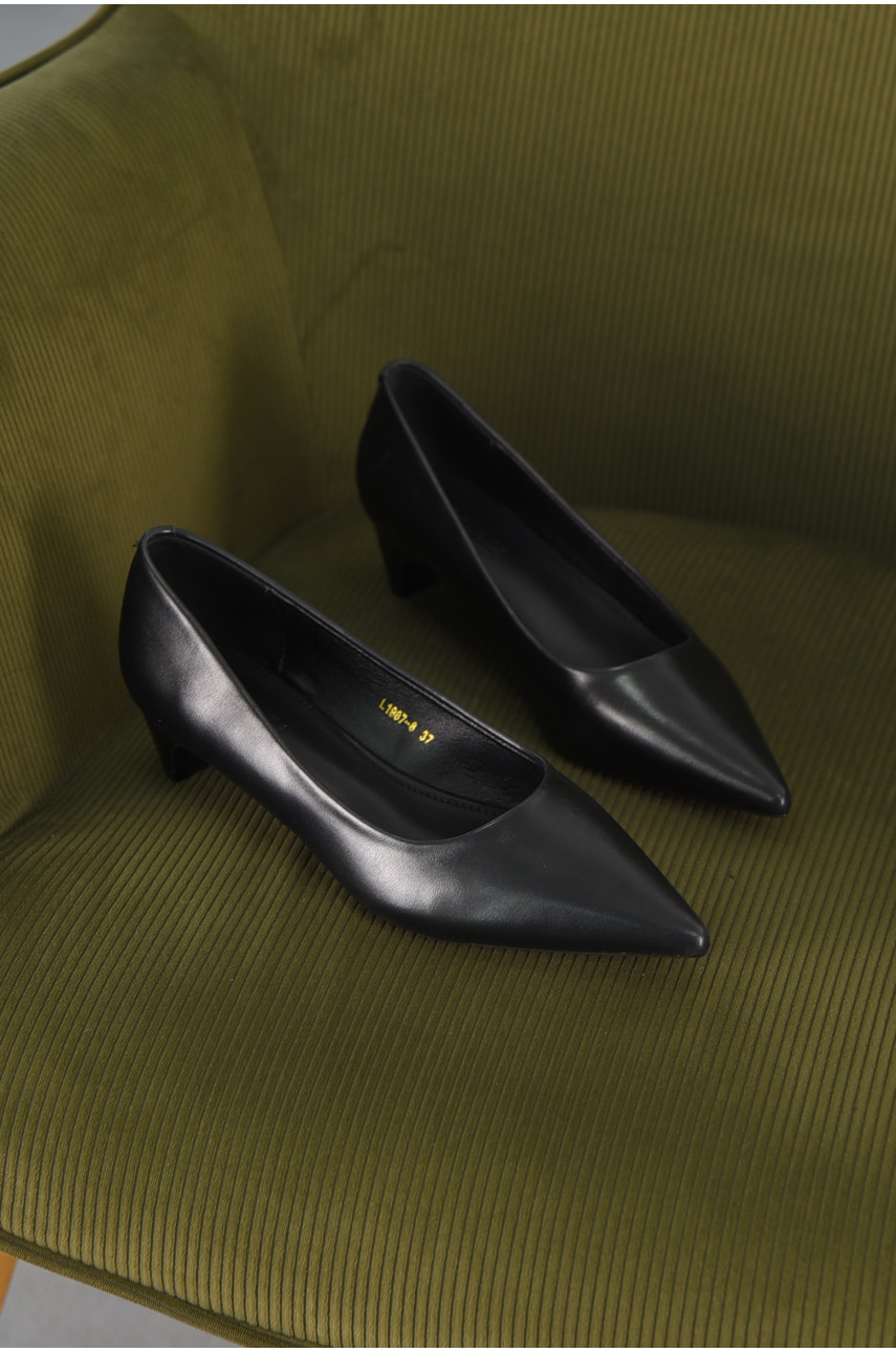 Туфлі жіночі чорного кольору L 1987-8 210823